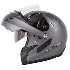 Flip front motorcycle helmet