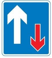 Square Highway Code sign
