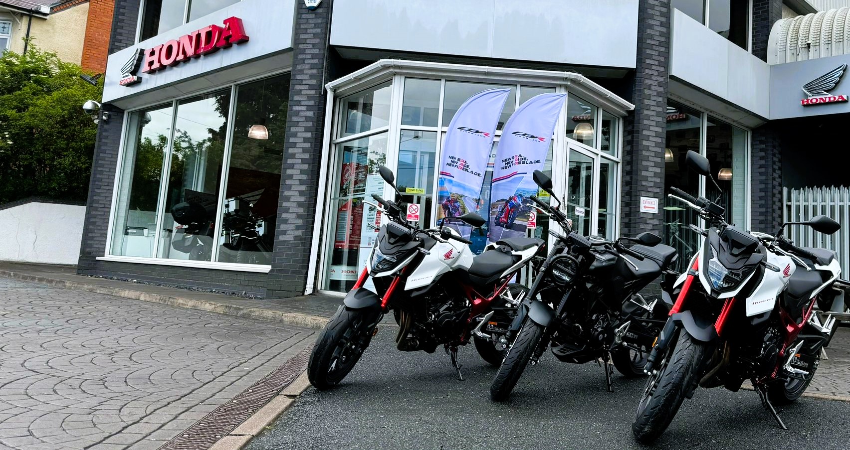 Honda CB750A Hornet and Honda CB300F