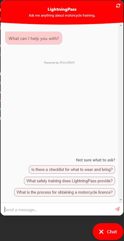 Ask ChatBot a question